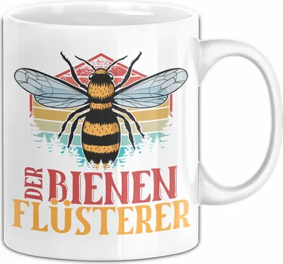 Produktbild von Imker Tasse Geschenk Bienen Honig Der Bienen-Flüsterer Bienen-Liebhaber Imkerei (Weiß)