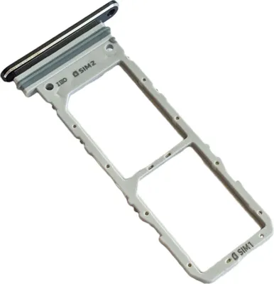 Produktbild von Samsung Galaxy Note 10 (SM-N970, SM-N970F) Dual SIM Kartenhalter, Original Ersatzteil, Aura Schwarz