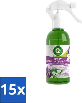 Zdjęcie produktu dla Air Wick – spray do pomieszczeń – Active Fresh Lawenda i lilia – 237 ml – opakowanie ekonomiczne – 15 sztuk