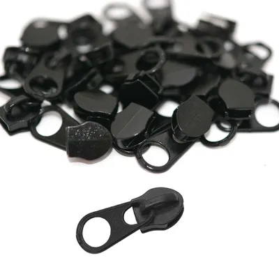 10 Reißverschluss Zipper schwarz