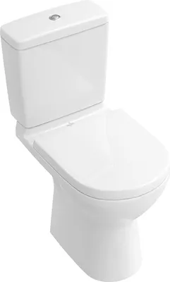 Zdjęcie produktu dla Villeroy & Boch WC stojące O.NOVO głębokie, 360 x 670 mm, bez rantu, DirectFlush biały 5661R001