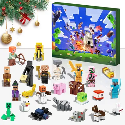Produktbild von Adventskalender 2026 Countdown Kalender mit 24 Baustein 24 Tage magische Überraschungen