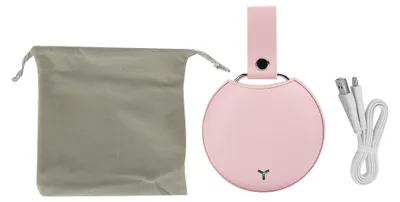Image de Chauffe-mains portable avec recharge USB et température constante
pour femmes, rose