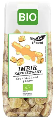 IMBIR KANDYZOWANY BIO 100 g - BIO PLANET