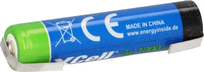 Produktbild von XCell AAA Micro Akku Ni-MH 1,2V 1000 mAh U Lötfahne