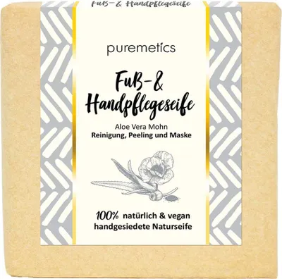 Produktbild von Fuß- & Handpflegeseife - Aloe Vera Mohn 100g