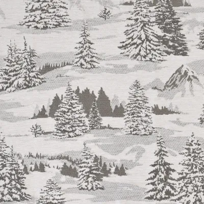 Produktbild von Jacquard-Möbelstoff Tannenschnee