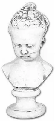 Image de Buste Enfant Style antique Antiquité 43cm Figure en pierre Sculptures Statues 461