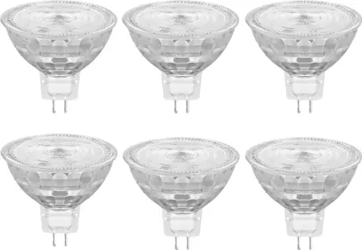 Image de 6 x Osram LED Ampoule MR16 Réflecteur en verre 3,4W = 20W GU5,3 12V 230lm blanc chaud 2700K 36° DIMMBAR