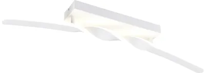 Zdjęcie produktu dla Lampa sufitowa LED, biała, kształt fali, montaż ścienny, szer. 79 cm