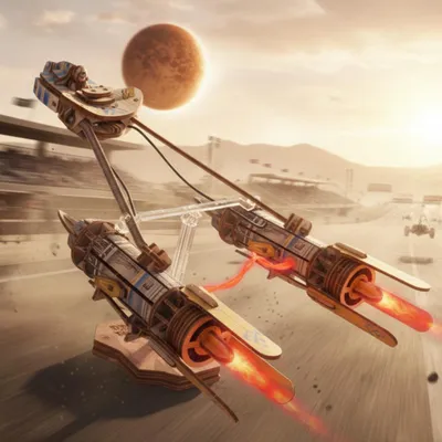 Produktbild von Star Wars - Anakin Skywalkers Podracer aus Holz