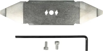 Produktbild von vhbw Ersatz-Messer kompatibel mit Robomow PRD9000YG, PRD9000YR, PRD9000YW, PRD9001YR, PRD9001YB, PRD9001YG Rasenmäher - Ersatzklinge Silber, Edelstahl
