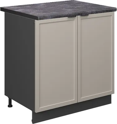 Imagen del producto de Armario bajo para fregadero Vicco Fame-Line GrisBeige 80 cm , ET Antracita, Model 50256