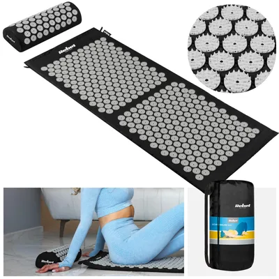 Produktbild von Rebel Akupressurmatte mit Noppen und Kissen-Set 110x42cm