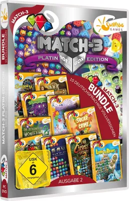 Produktbild von Match 3 Platin 10er Box 2 - - (PC Spiele / sonstige / unsortiert)
