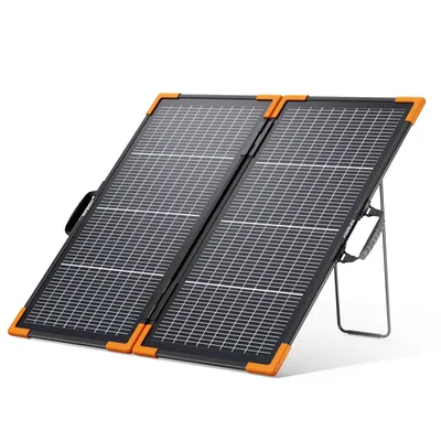 Produktbild von AFERIY SA100 Solarpanel 100 W faltbar, monokristallin, bifazial, ETFE, IP67, Aluminiumrahmen, 4-fach faltbar