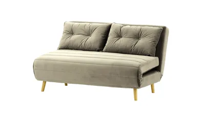 Produktbild von Ausklappbaresofa Flic 142 cm - Elefant - Velluto 17