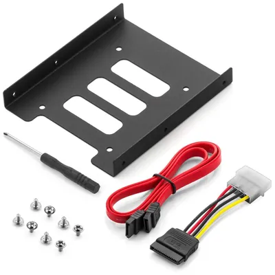 Produktbild von deleyCON 2,5 auf 3,5 Zoll SSD Einbaurahmen Adapter