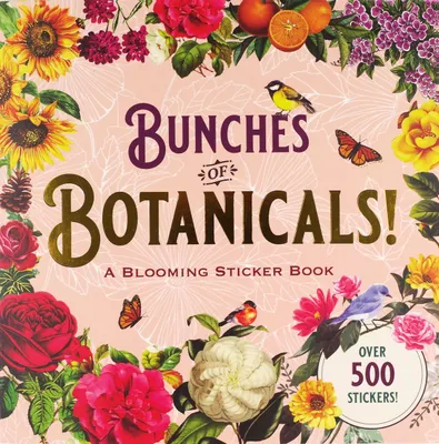 Obrázok produktu pre Książka z naklejkami 500 sztuk Botanical