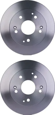 Produktbild von 2 Bremsscheiben voll Ø 64,2 mm 10 mm HELLA passend für u.a. HONDA CIVIC