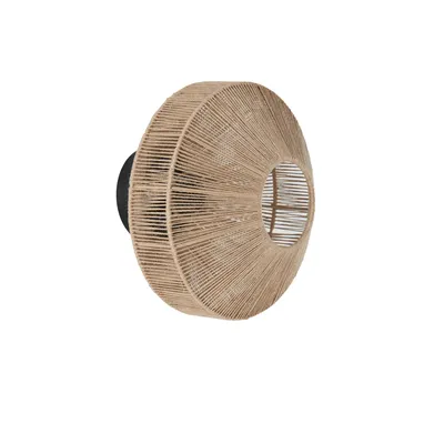 Produktbild von Light & Living - Wandlampe Lyra - Braun - Ø31cm