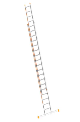 Produktbild von Layher Topic 1035 Schiebeleiter mit Quertraverse 2x18 Sprossen