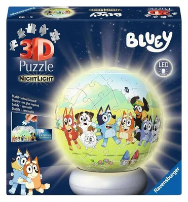 Immagine prodotto di Puzzle 3D - Sfera luminosa Bluey