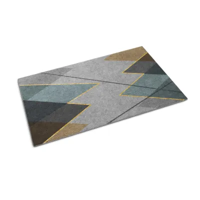 Obrázok produktu pre Rohožka na dvere - Rohož na zachytávanie nečistôt - Nekĺzavá vnútorná vonkajšia rohož - 150x100 cm - Geometrické vzory