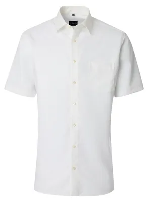 Produktbild von VENTI Herren Businesshemd Kurzarm Kent Comfort-Fit Creme 50