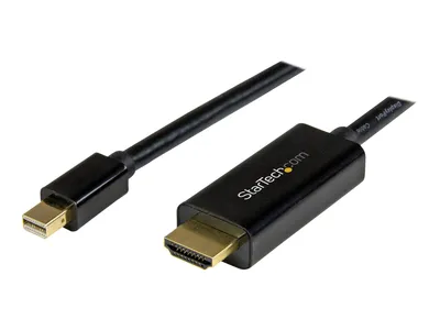 Produktbild von StarTech.com Mini DisplayPort auf HDMI Kabel 1m – 4K Ultra HD, Schwarz