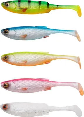 Zdjęcie produktu dla Savage Gear Craft Shad Dark Water Mix Firetiger-Blue Pearl-Lemon Back-Pink Pearl-White Pearl Glow 8,8 cm 4,6 g Przynęta