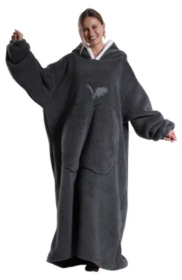 Zdjęcie produktu dla Elzusha - Damski sweter flanelowy w kratę z długimi rękawami