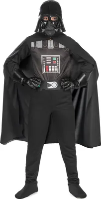 Produktbild von Hochwertiges Darth Vader-Kinderkostüm Star Wars-Lizenzkostüm für Kinder schwarz