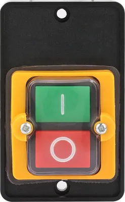 Produktbild von Wasserdichter ON/OFF Druckschalter 10A für AC 220V/380V – Pushbutton Schalter mit Selbsthemmung
