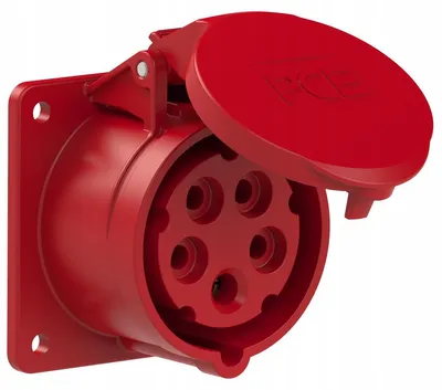 Obrázek produktu pro PCE 315-6f7 Panelová zásuvka 16A 5P 400V červená