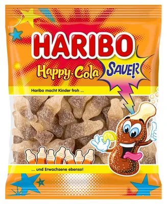Image de HARIBO 10046327 HARIBO Happy-Cola Sauer Fruchtgummi 175,0 g