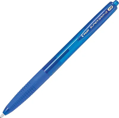 Image de Stylo à bille automatique Pilot Super Grip G - un stylo confortable et précis en bleu, idéal pour écrire et dessiner ! Découvrez sa qualité dès aujourd'hui !