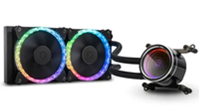 Produktbild von Bitspower Cyclops 240, All-in-One-Flüssigkeitskühler, Schwarz, Silber