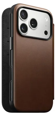 Immagine prodotto di Nomad Modern Leather Folio, marrone - iPhone 17 Pro