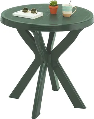 Immagine prodotto di Lorwood - Tavolo da Esterno, 70x70x72h cm Verde, 2 Posti Italy