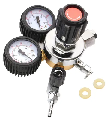 CO2-Druckregler Doppel-Manometer W21.8 für Bierfass