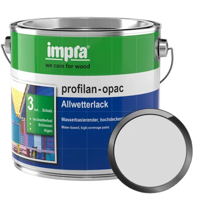 Produktbild von Impra profilan opac Allwetterlack Seidenglänzend Innen & Außen 7140-Lichtgrau 10 L