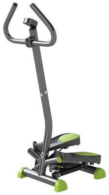 Obrázok produktu pre HOMCOM Stepper Fitness Swing Stepper s LCD displejom, nosnosť do 100 kg, rozmery 55 x 44 x 108 cm