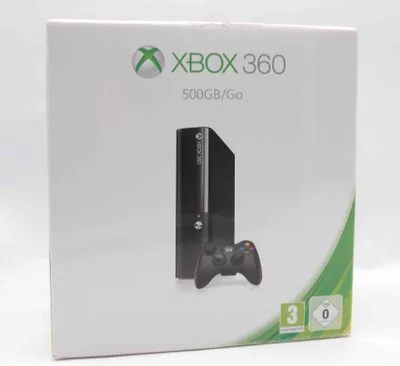 Produktbild von Microsoft Xbox 360 E Konsole 500 GB schwarz + Orig. Controller in