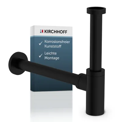 Produktbild von Flaschensiphon, Schwarz, 1 1/4\ x 32 mm, rund, Siphons, wasseranschluss"