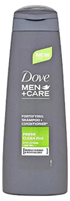 Produktbild von DOVE Men+Care Fresh Clean Shampoo/Pflegespülung Koffein&Menthol