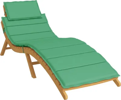 Produktbild von "SALE 2026" Sonnenliegen-Auflage Grün 186x58x4 cm Oxford-Gewebe - Gartenmöbelauflagen DE4288600