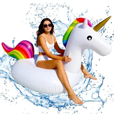 Imagen del producto de Flotador Inflable de Unicornio para Adultos