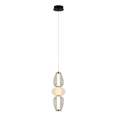 Image de Lampe suspendue décorative pour le salon au-dessus de la table abat-jour décoratif en verre LED 16W GASTEL Italux
