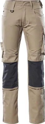 Produktbild von Mascot UNIQUE Bundhose Mannheim 12679-442-5509 Gr. 23 hellkhaki/schwarz